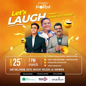 Let’s Laugh – Poetic Stand-up Comedy in Muscat – Shows and Theatrical Plays Cdxb.com Special Offers, Deals & Discounts in Canada