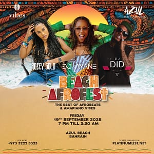 Beach AfroFest: Bahrain’s Biggest Afro Event Featuring DJ Ayane, Rosey Gold & DJ DID Live At Azul Beach, Bahrain – Festival Cdxb.com Special Offers, Deals & Discounts in Canada