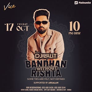 Bandhan Without Rishta – The Big Fat Wedding at Vice in Dubai – Desi Events Cdxb.com Special Offers, Deals & Discounts in Canada