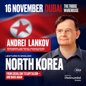 Andrei Lankov With the Lecture “North Korea: From Socialism to Capitalism — and a Little Bit Back” in Dubai – Seminar Cdxb.com Special Offers, Deals & Discounts in Canada