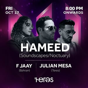 Teres Presents: Hameed (Soundscapes/Noctuary) at Teres – JJ’s Irish Restaurant – Nightlife Cdxb.com Special Offers, Deals & Discounts in Canada