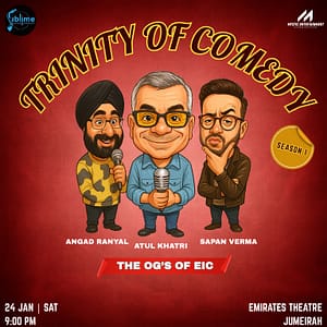 Trinity of Comedy- Season 1 ft. Atul Khatri, Sapan Verma and Angad Ranyal in Dubai – Comedy Events Cdxb.com Special Offers, Deals & Discounts in Canada
