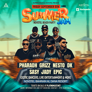 Summer Jam – Novotel Beach Party – Nightlife Cdxb.com Special Offers, Deals & Discounts in Canada