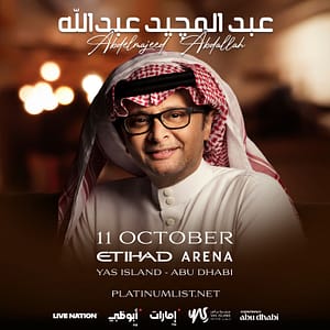 Abdul Majeed Abdallah at Etihad Arena – Concerts Cdxb.com Special Offers, Deals & Discounts in Canada