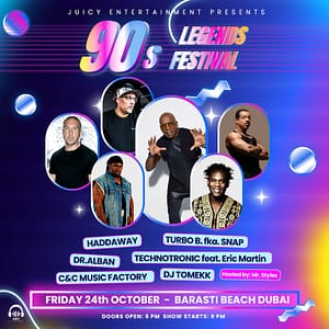 90’s Legends Festival at Barasti in Dubai – Nightlife Cdxb.com Special Offers, Deals & Discounts in Canada