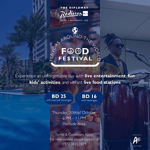 Flavors Around The World: Food Festival at The Diplomat Radisson Blu Hotel, Residence & Spa – Festival Cdxb.com Special Offers, Deals & Discounts in Canada