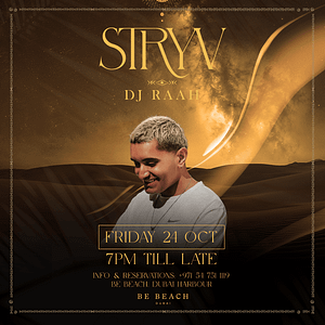 Stryv at Be Beach Dubai – Nightlife Cdxb.com Special Offers, Deals & Discounts in Canada