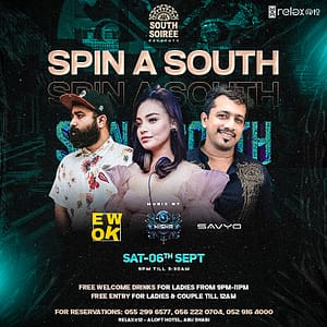 South Soiree presents Spin A South in Abu Dhabi – Desi Events Cdxb.com Special Offers, Deals & Discounts in Canada