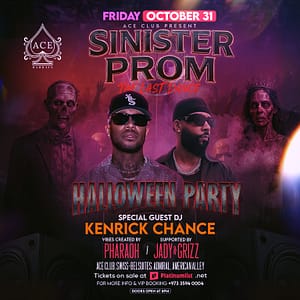 Sinister Prom “The Last Dance” Halloween Party live at ACE Club in Manama – Halloween Cdxb.com Special Offers, Deals & Discounts in Canada